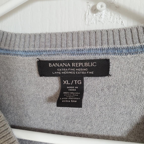 Men's xl merino wool shirt, grey - Picture 2 of 3